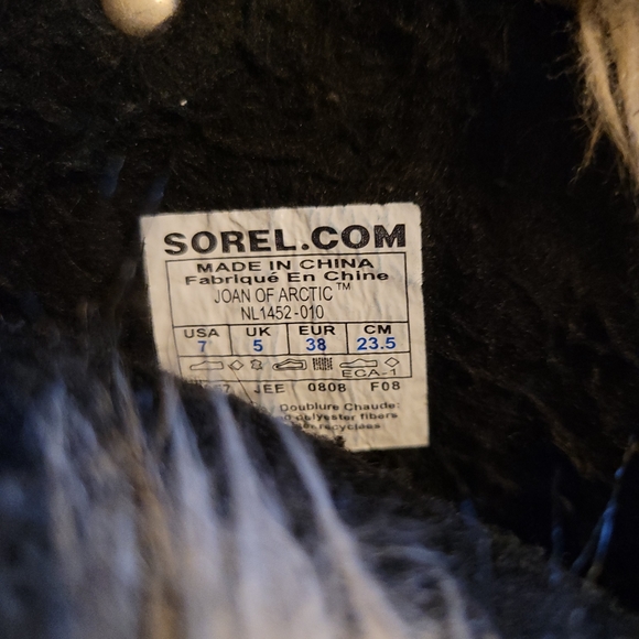 Sorel Joan of Arctic Snow Boot Size 7 in Black - Picture 4 of 15